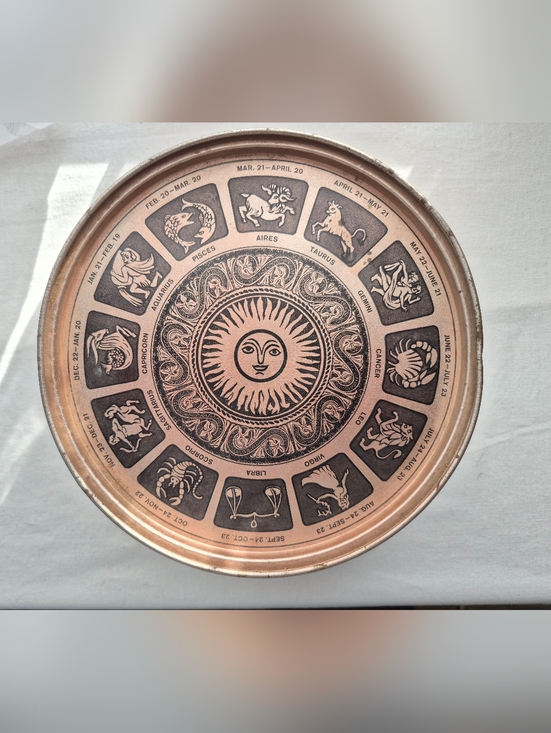Guildcraft New York Other - Vintage Zodiac Copper and Black Tin Container